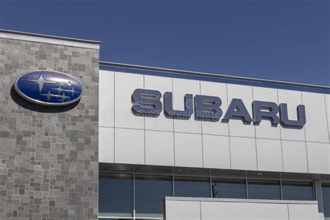 Subaru Car Dealership. Subaru Manufactures a Majority of Vehicles Sold ...