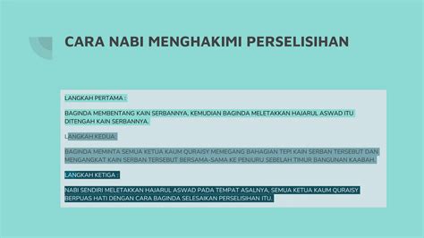 Peristiwa Selepas Kelahiran Nabi Muhammad Saw Ppt