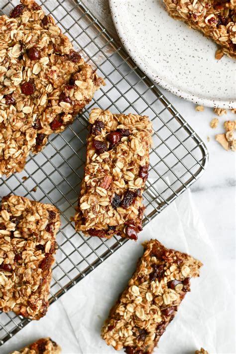 Healthy Chocolate Chip Granola Bars Nutrition In The Kitch