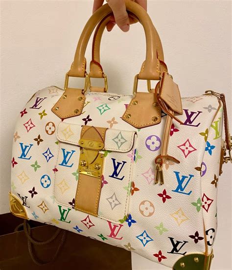 Louis Vuitton Takashi Murakami Speedy 30 Monogram White Catawiki