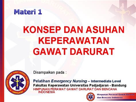 Materi 1 Konsep Dan Asuhan Keperawatan Gawat Darurat