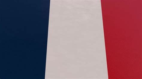 Animated French Blue Red White Flag Stock Footage Video (100% Royalty ...