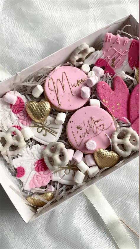 Mothers Day Cookie Gift Box Cookie Gift Box Cookie Frosting