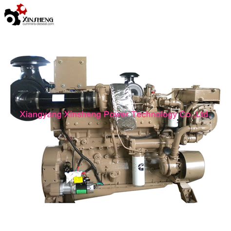 6 Water Cooled 6 Cylinder Cummings Marine Diesel Engines Nta855 M400