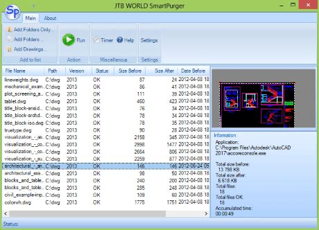 JTB World Blog SmartPurger To Clean AutoCAD Drawings