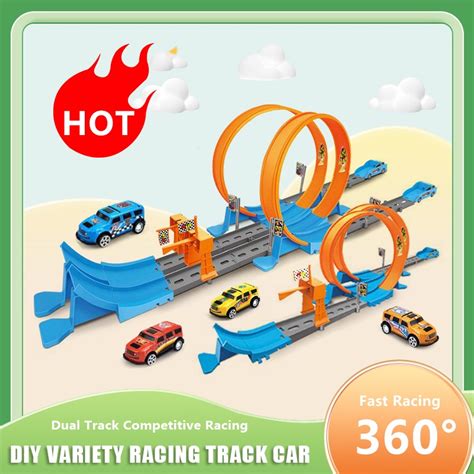 Hotwheels Pista De Corrida De Carros De Brinquedo Linha Girat Ria