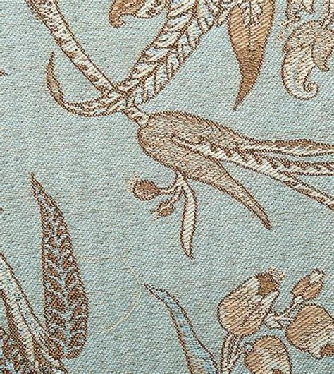 Antique French Light Blue Floral Upholstery Fabric Etsy