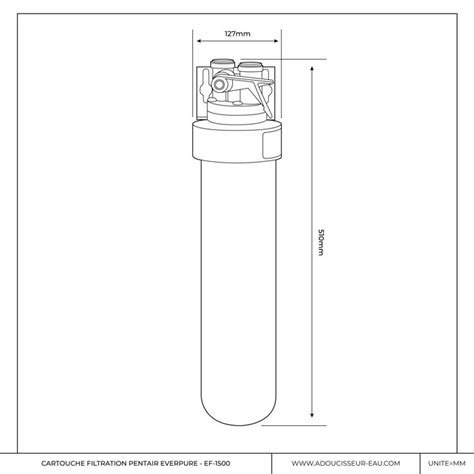 Filtre Sous Evier Everpure Pbs 400 3 8 Avec Kit De Raccordement