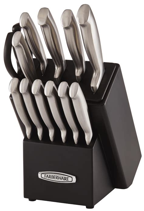 Farberware Self Sharpening 13 Piece Knife Block Set With Edgekeeper Technology Ebay