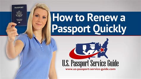 How To Renew A Passport Quickly Youtube