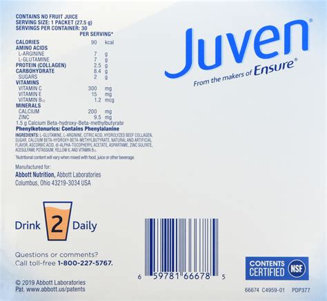 Juven Orange Therapeutic Nutrition Powder 30 X 27.5 GM ...