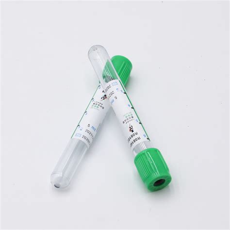 Green Lithium Heparine Vacuum Tubes Capillary Blood Collection Tube