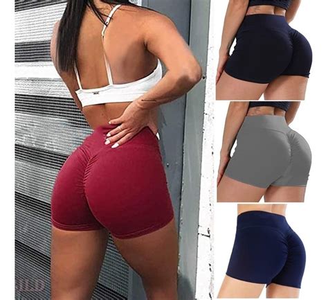 Gym Short Licra Deportiva Levanta Pompa Sexy Correr Moda MercadoLibre