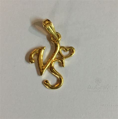 Secret Love Gold Name Pendant