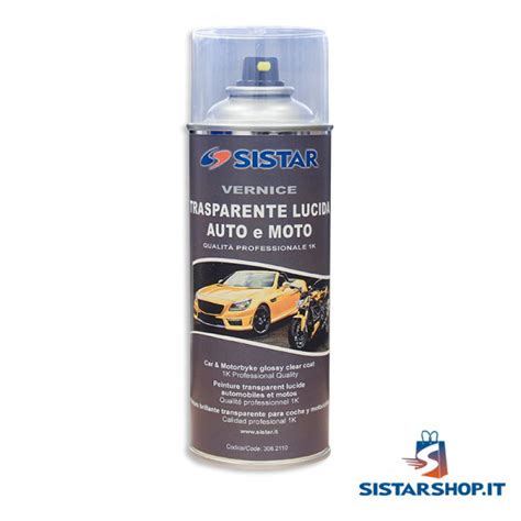 Sistar Eshop Vernice Spray Trasparente Carrozzeria Auto