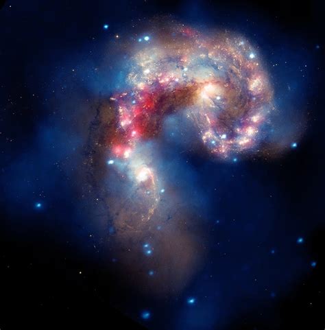 What Happens When Galaxies Collide Space