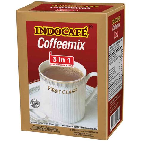 Jual INDOCAFE KOPI MIX KOPI INSTANT ISI KEMASAN 5 SACHET Shopee