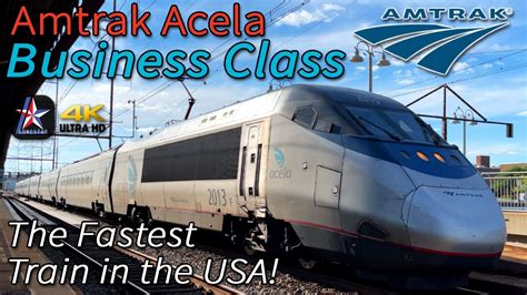 Business Class On The FASTEST Train In America Amtrak S Acela Express