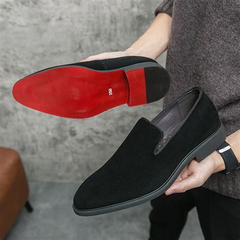 Mocasines De Ante De Marca De Lujo Para Hombre Zapatos De Piel Nobuk