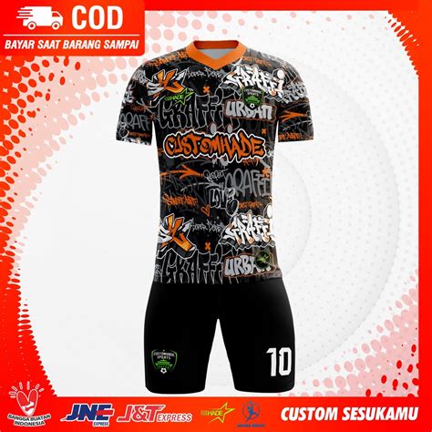 Jual Jersey Setelan Baju Bola Dewasa Customhade Jersey Futsal Custom