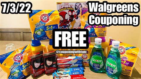 Walgreens Couponing PERFECT COUPONING TODAY ALL THIS FREE ALL