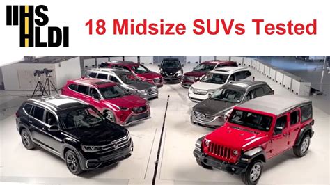 18 Midsize Suvs Crash Test By Iihs Here Are The Results Of The Side