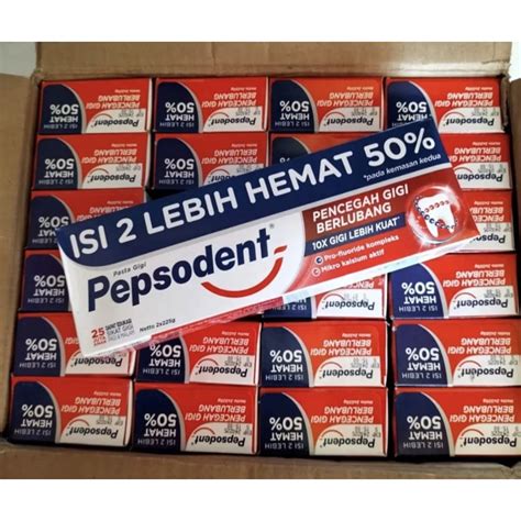 Jual Pepsodent Pasta Gigi 225gr Shopee Indonesia