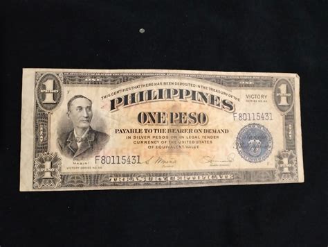 Peso Victory Old Philippine Money Hobbies Toys Memorabilia