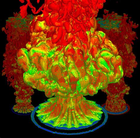 Picture Of The Day Psychedelic Computer Simulation Of Fire The Atlantic