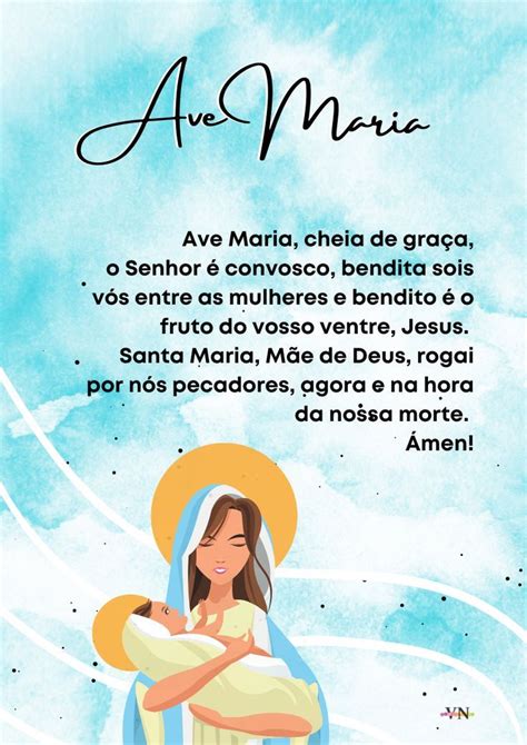 Oração Ave Maria Oração ave maria Quaresma catequese infantil Oração