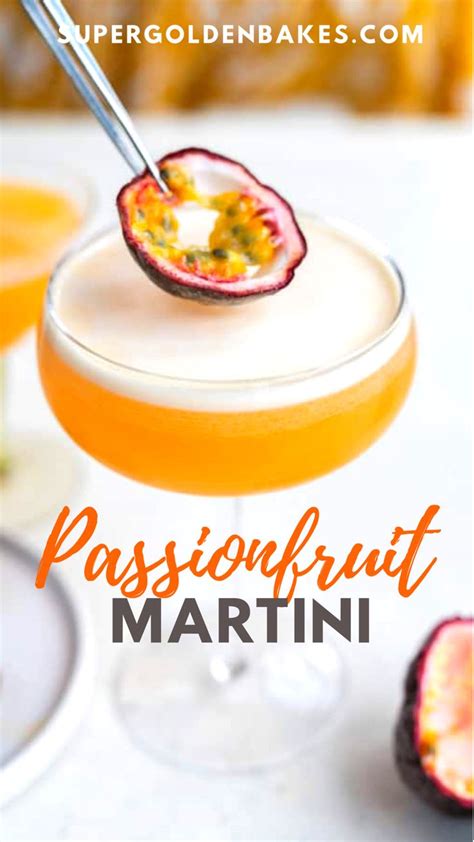 Passionfruit Martini Cocktail Cocktail Recipes Easy Frozen Cocktail