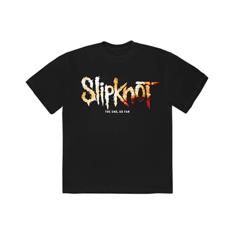 The End So Far Logo T Shirt Slipknot Official Store