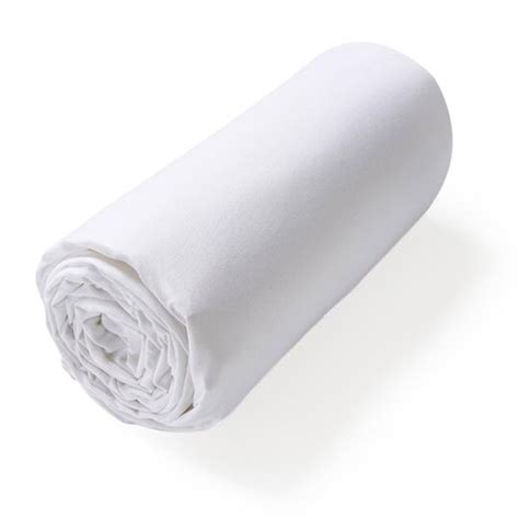 Drap Housse Uni X Cm Bonnet Cm Coton Alto Blanc Prix Carrefour