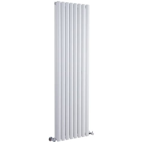 Milano Aruba White Vertical Designer Radiator 1780mm X 472mm