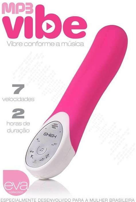 Vibrador Mp Vibe Vibre Conforme A M Sica Rosa Eva Collection