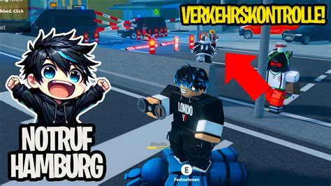 STRAßENSPERREN ROLEPLAY als ZIVIL POLIZIST Notruf Hamburg Roblox