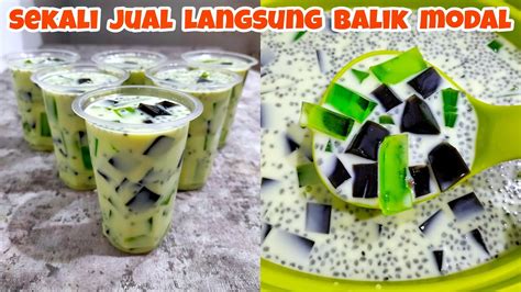 Enak Bangetsemua Pasti Suka Es Jelly Milky Cincau Melon Ide