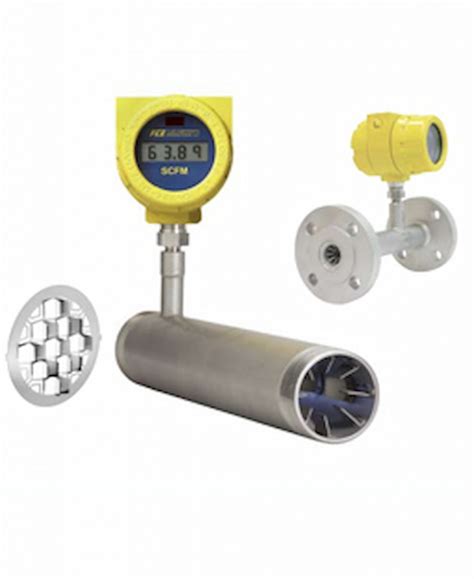 In Line Thermal Principle Mass Flowmeter ST75V Series FCI Delta Pi