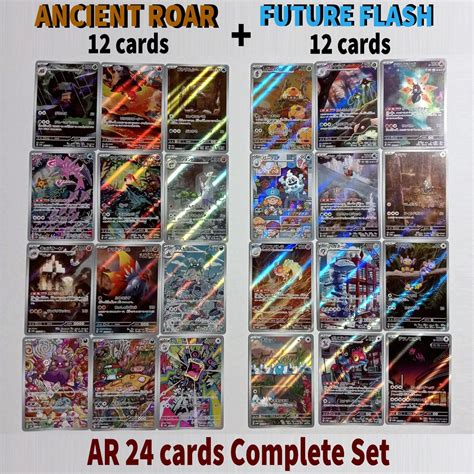 Pokemon Card Ancient Roar Future Flash Ar Cards Complete Set Japanese