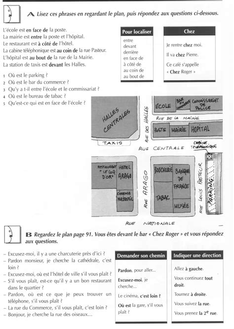 Clase De Frances Eso Demander Son Chemin