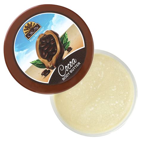 Okay Pure Naturals Natural Cocoa Butter Smooth 7 Oz 198 G