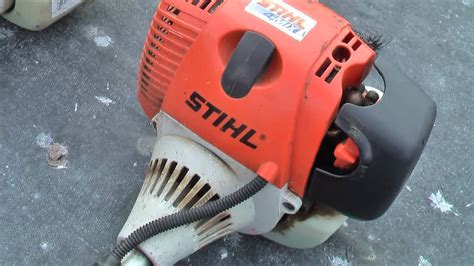 Stihl Fs130r Trimmer Spring Start Youtube