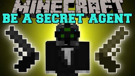 Minecraft BE A SECRET AGENT GADGETS GUNS AND TUXEDOS Secret Agent