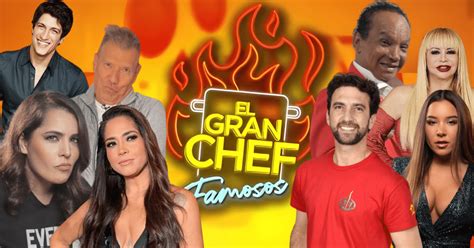 Sorpresa En El Gran Chef Famosos Conoce A Los Potenciales Famosos