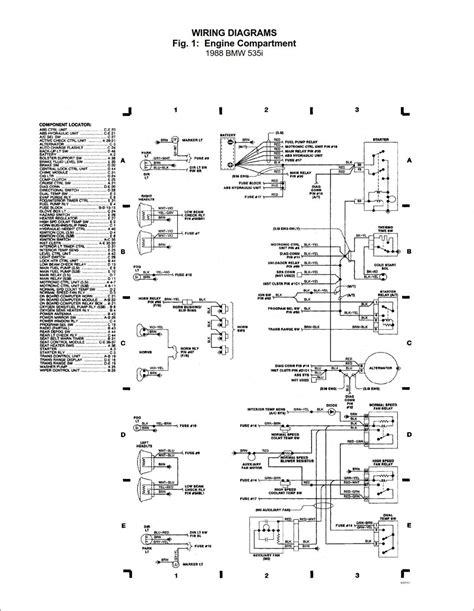 Bmw 535i 1988 Electrical Wiring Diagrams Pdf Download