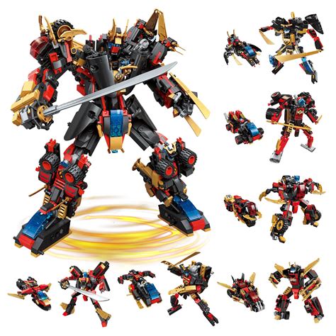 Buy Qlt Qiaoletong In Transforming Mecha Robot Building Set Mech