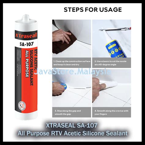 Xtraseal Sa All Purpose Rtv Acetic Silicone Sealant Ml Shopee