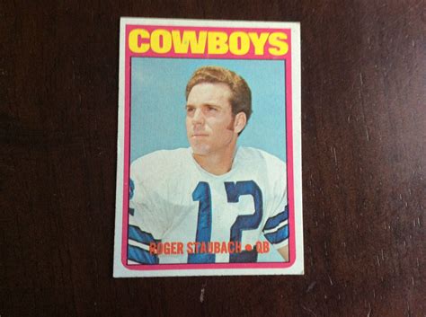 1972 Topps Roger Staubach RC Ex EBay