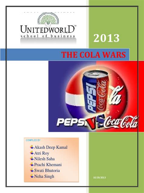 Pepsi And Coke A Comparative Study Pdf Coca Cola Pepsi