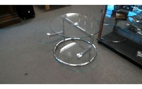 Achat Table Basse Chrome Verre Occasion Ahuy Troc